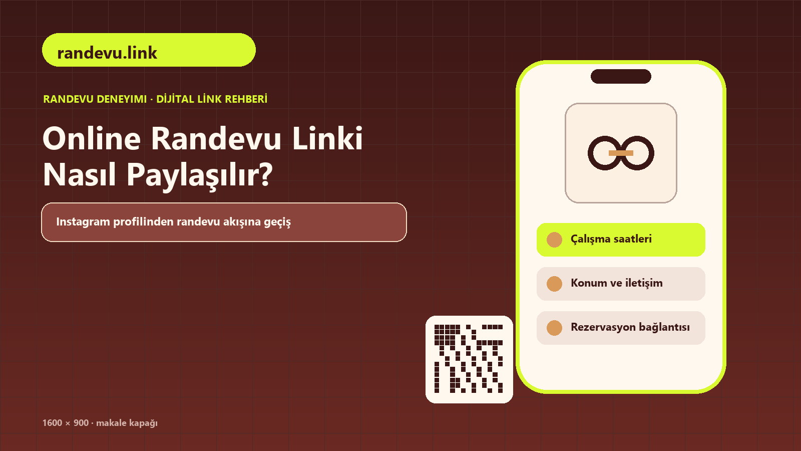 Online Randevu Linki Nasıl Paylaşılır konulu randevu.link rehber kapağı